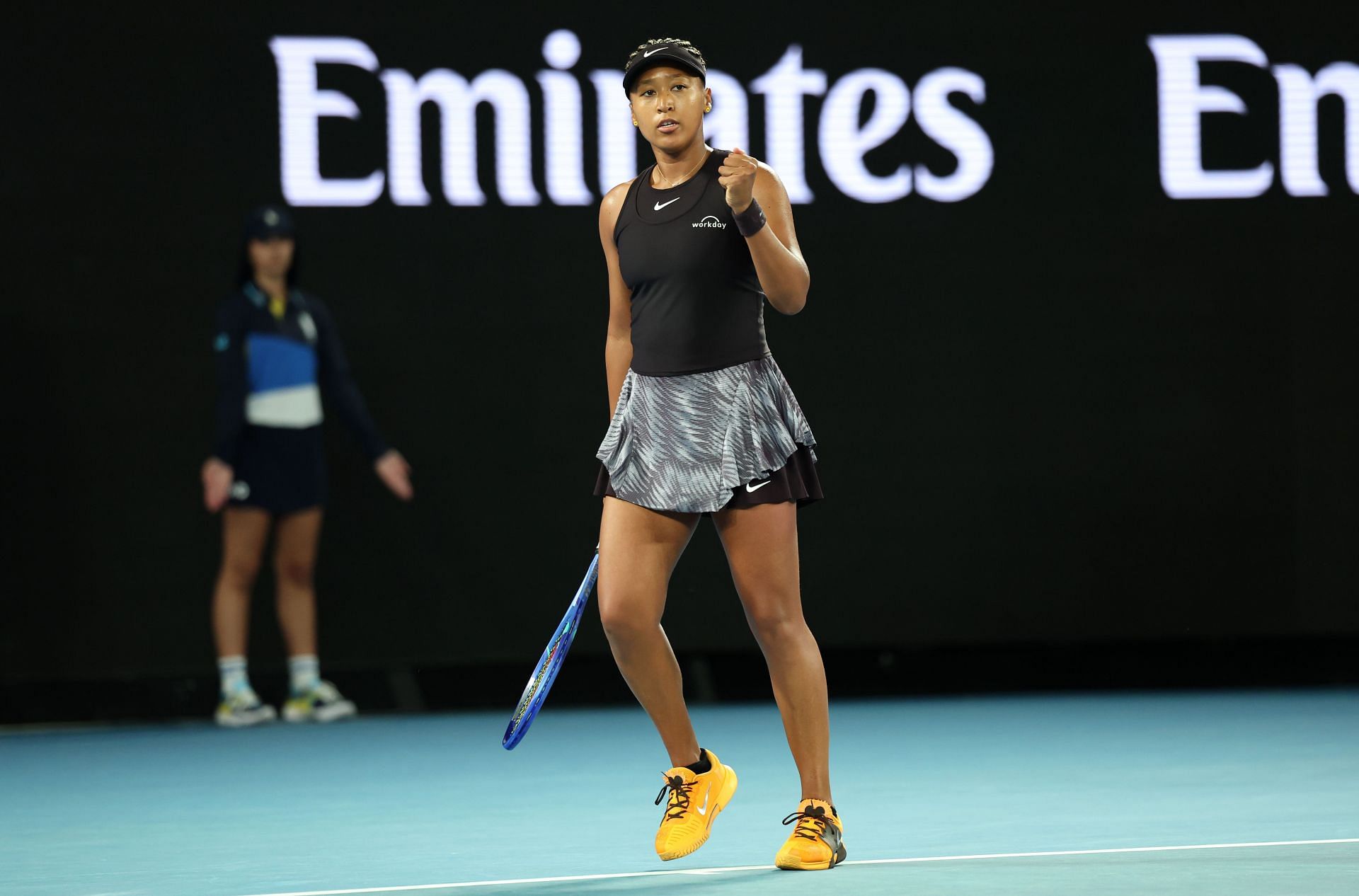 Naomi Osaka pictured at the 2025 Australian Open | Image Source: Getty