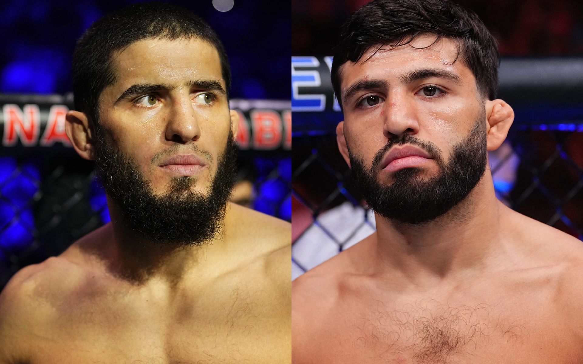 Islam Makhachev (left) and Arman Tsarukyan (right) will collide in a long-awaited rematch at UFC 311 [Images courtesy: Getty Images]