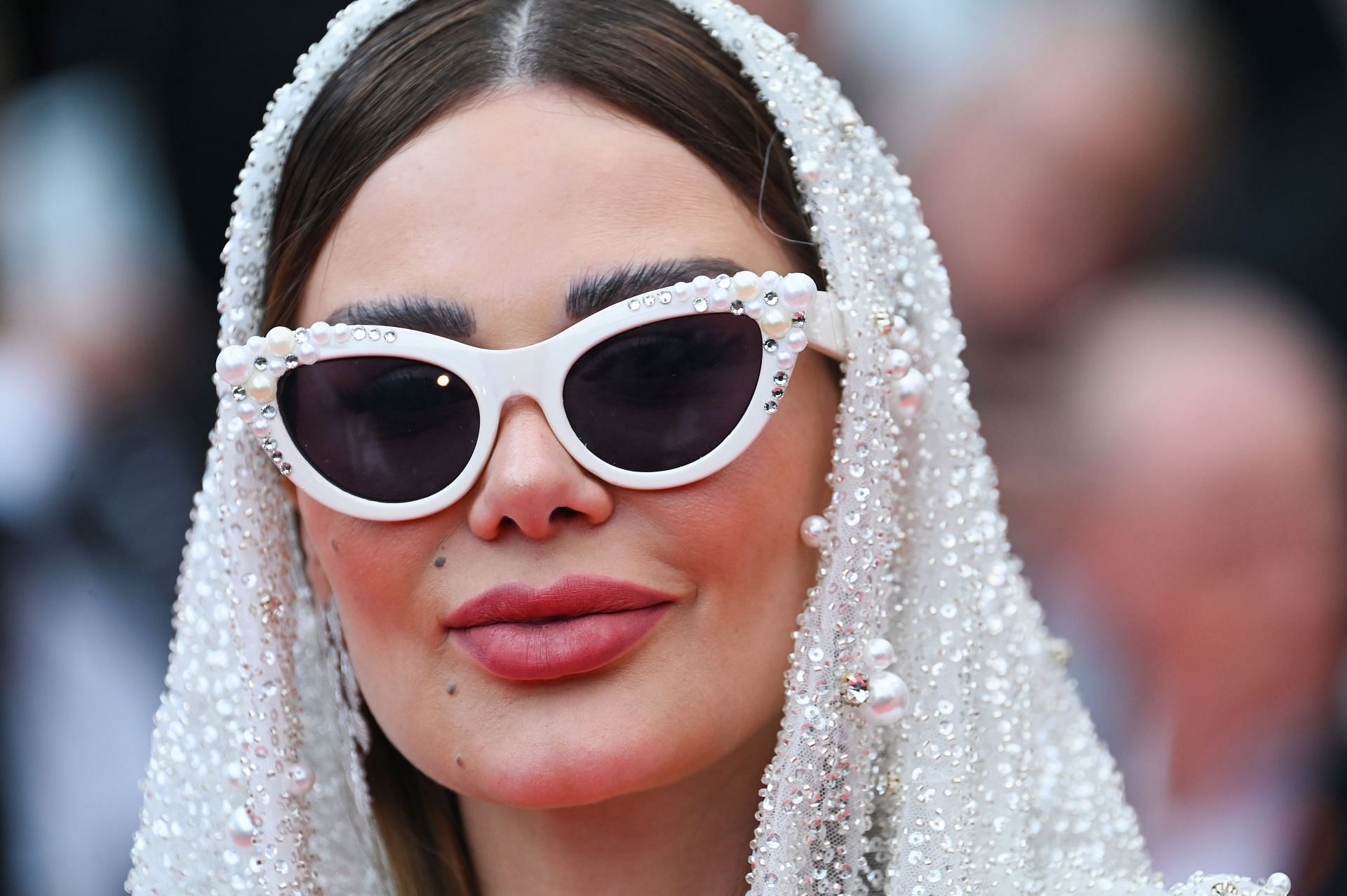 Jwana Karim attends the screening of &quot;Top Gun: Maverick&quot; during the 75th annual Cannes film festival at Palais des Festivals (Image via Getty)