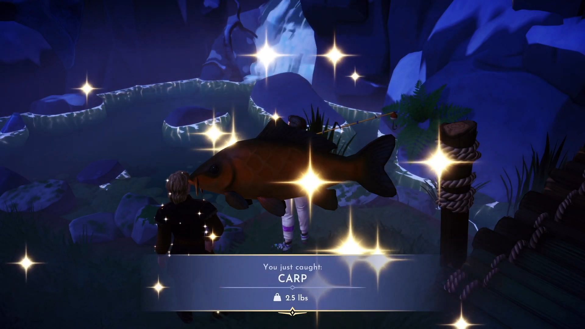 The Carp can be found in Forest of Valor (Image via Gameloft || YouTube/@Mystical World Gaming)