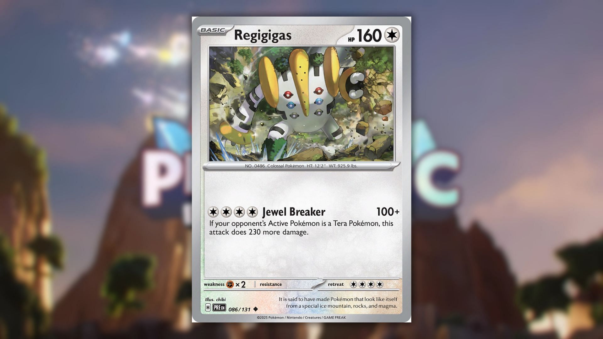 Regigigas card (Image via The Pokemon Company)