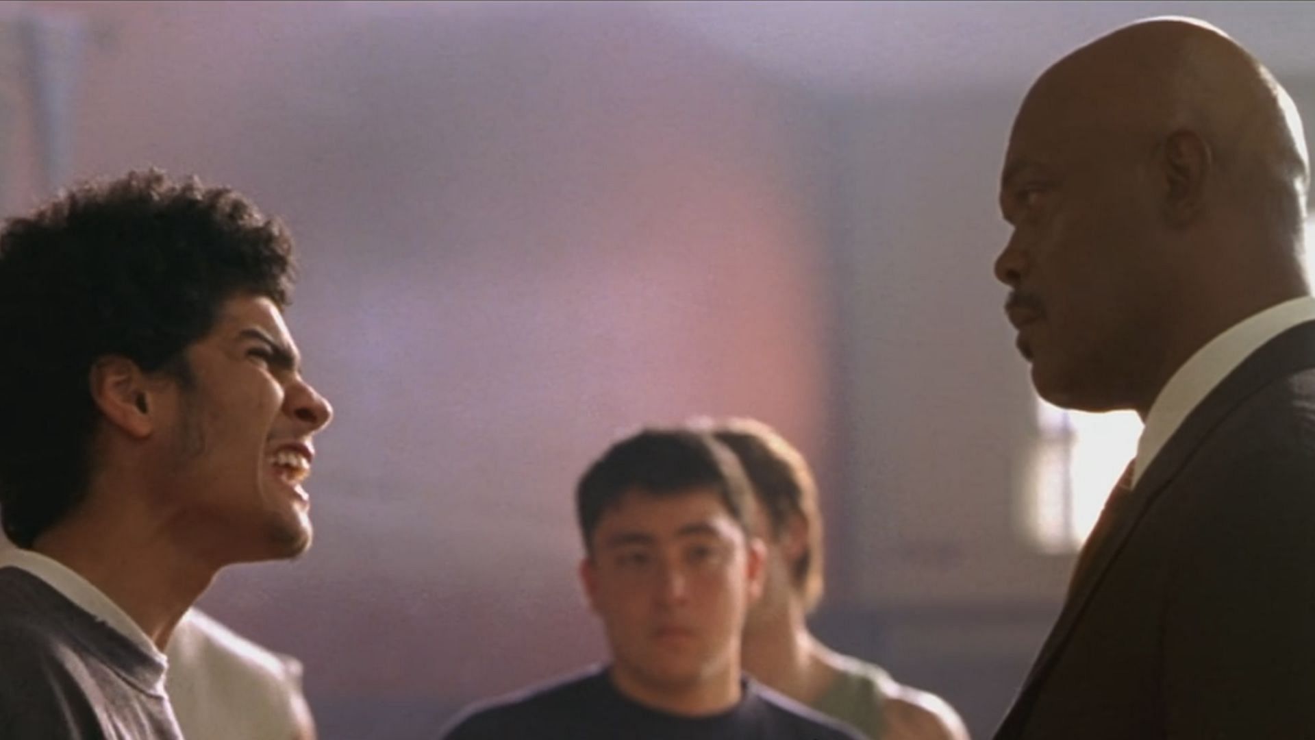 Samuel Jackson in Coach Carter. (Image via Prime Video)