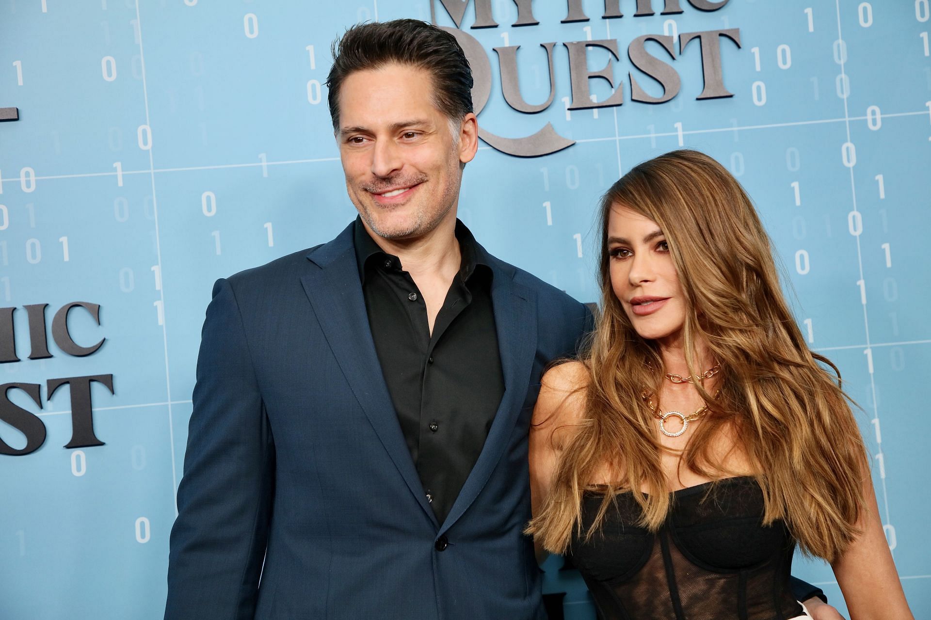 Sofia Vergara and Joe Manganiello at the premiere of Apple&#039;s &quot;Mythic Quest&quot; season 3 (Image via Getty)