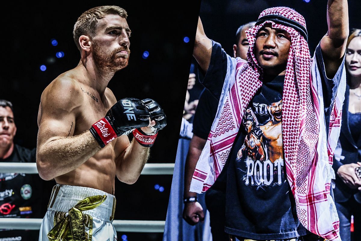 Jonathan Haggerty (left) and Rodtang Jitmuangnon (right) | Image credit: ONE Championship