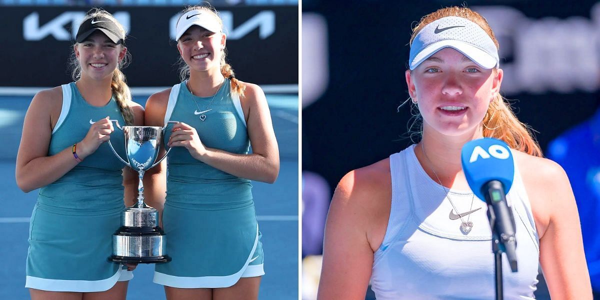 Kristina Penickova with her twin sister Annika (L) | Images: Getty