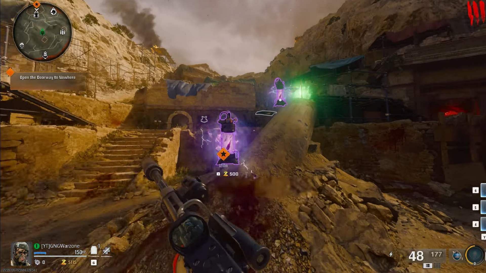 Complete the Generator easter egg to get loots in Black Ops 6 The Tomb (Image via Activision || YouTube/GNG Warzone)