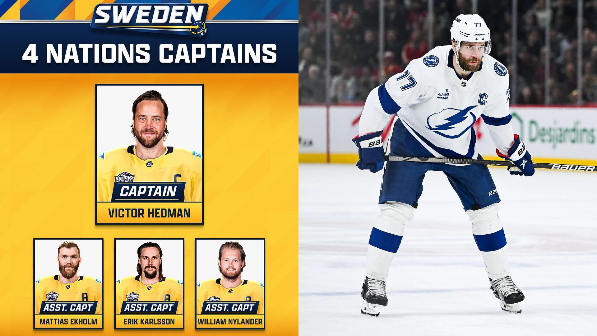 Tampa Bay Lightning defenseman Victor Hedman (77)