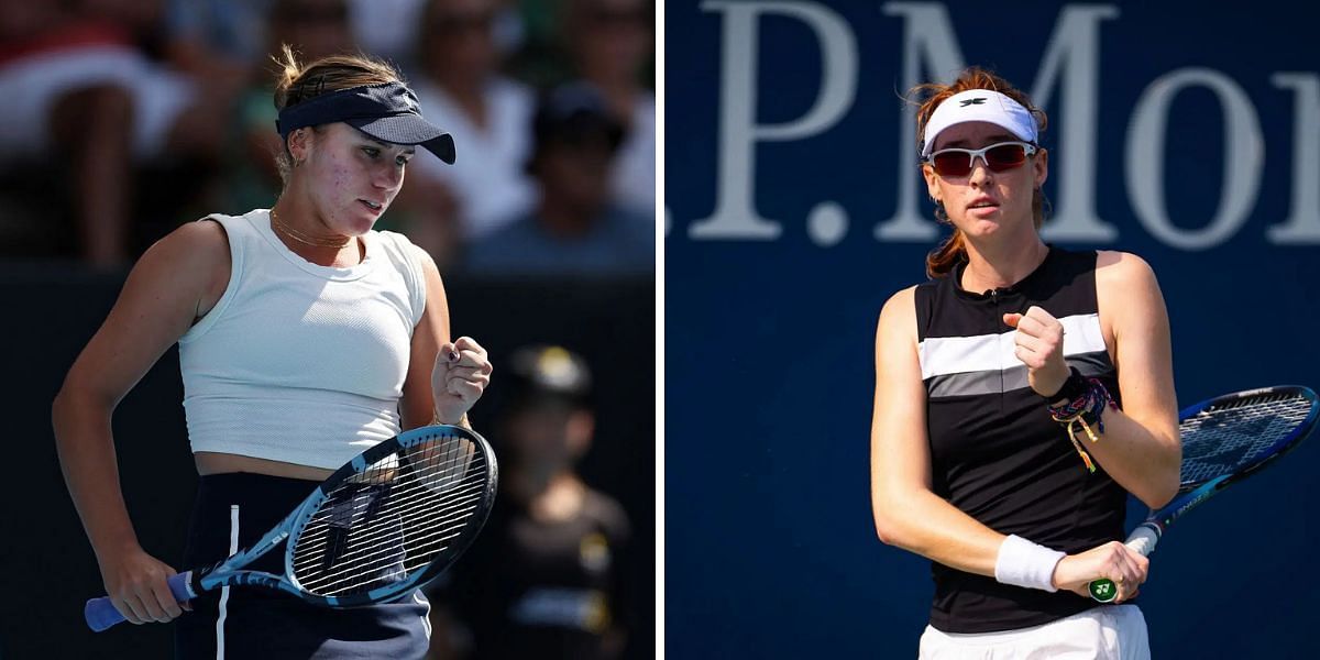 Sofia Kenin (L) vs Maya Joint (R) preview, (Source: Getty Images)