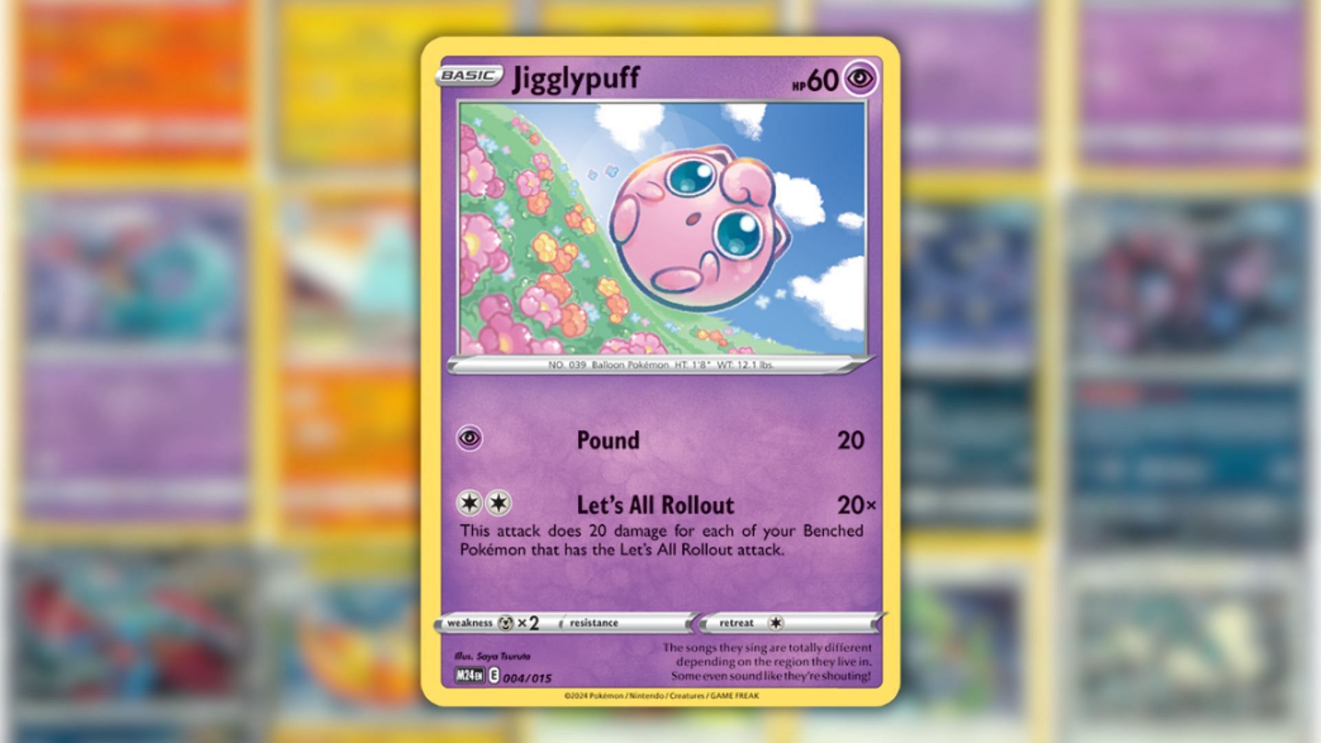 Jigglypuff&#039;s card that you can get from the Happy Meal (Image via The Pokemon Company)