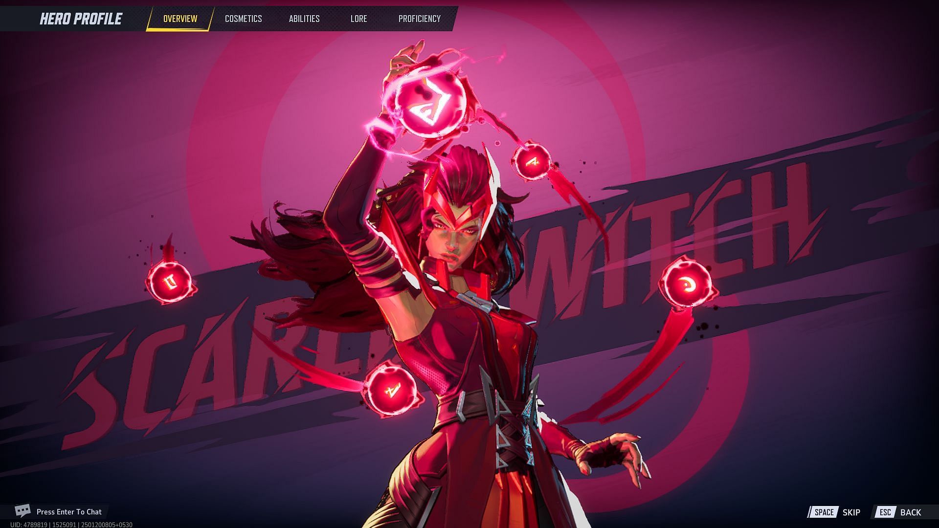 Scarlet Witch is a counter to Marvel Rivals Psylocke (Image via NetEase Games)