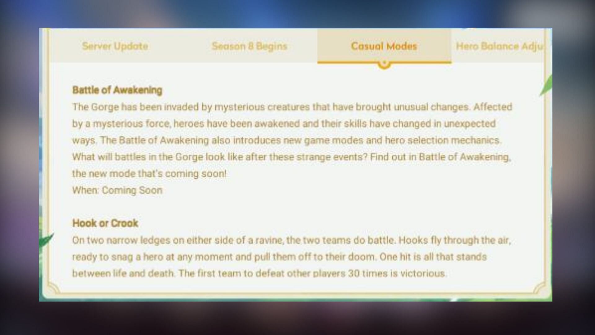 Level Infinite will introduce several casual modes in season 8 (Image via Moon Active)