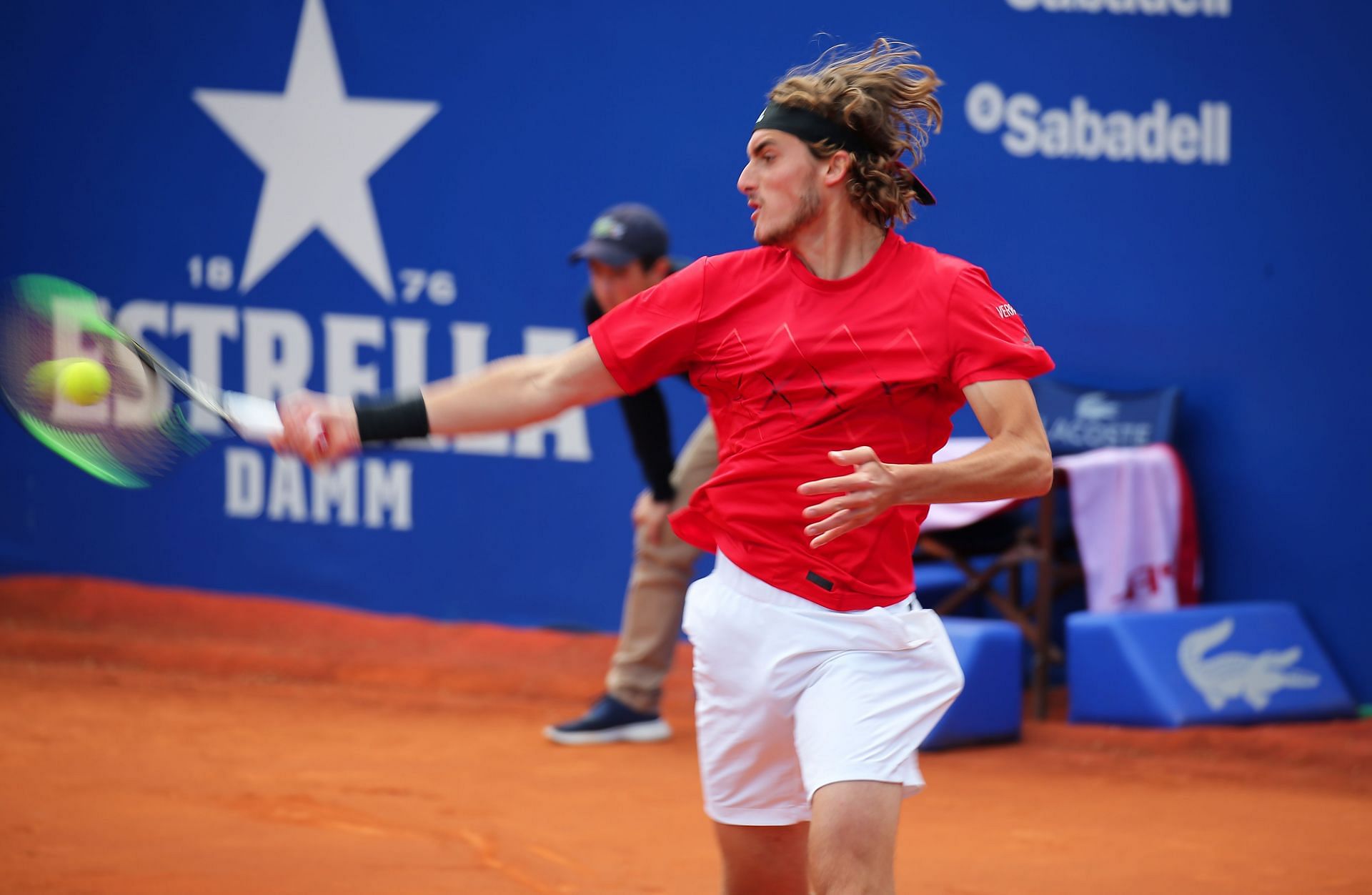 Stefanos Tsitsipas at 2018 Barcelona Open - Source: Getty