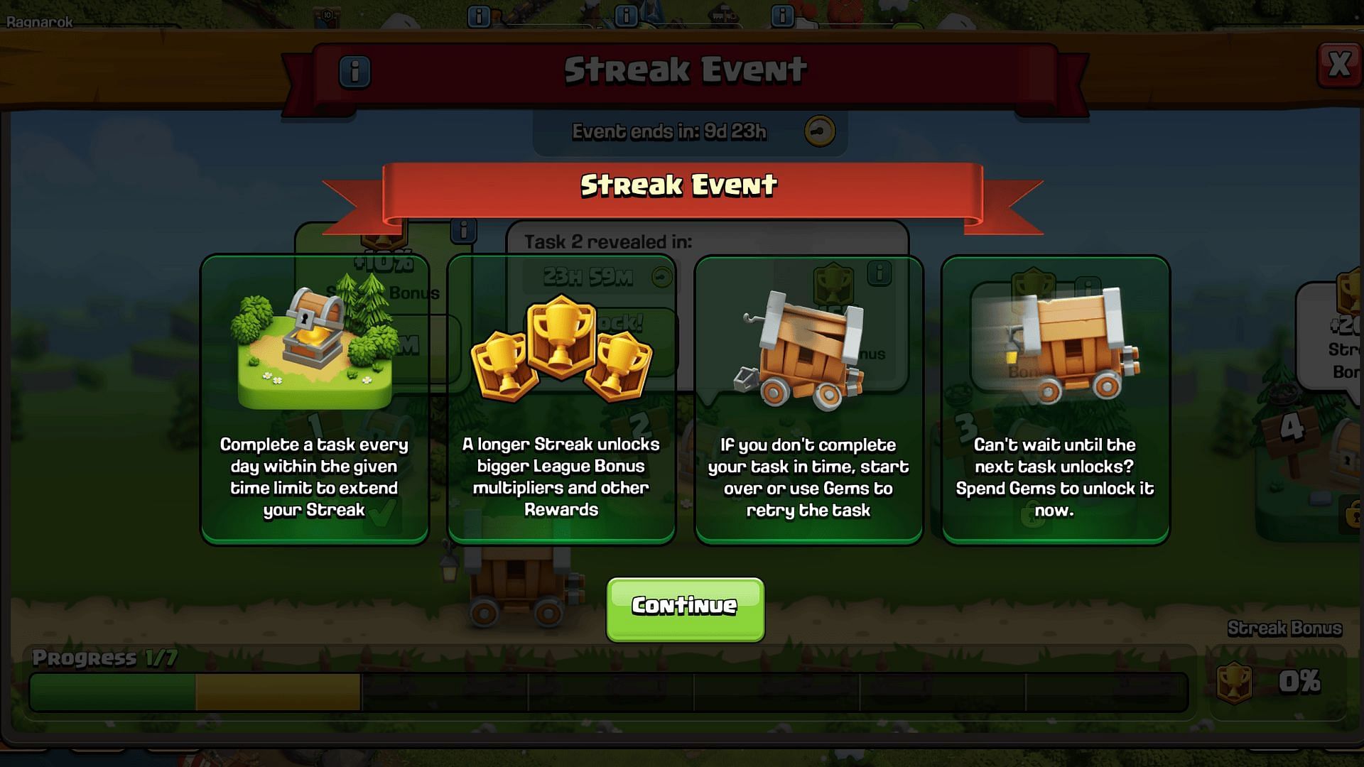 The Streak event in-game description (Image via Supercell)