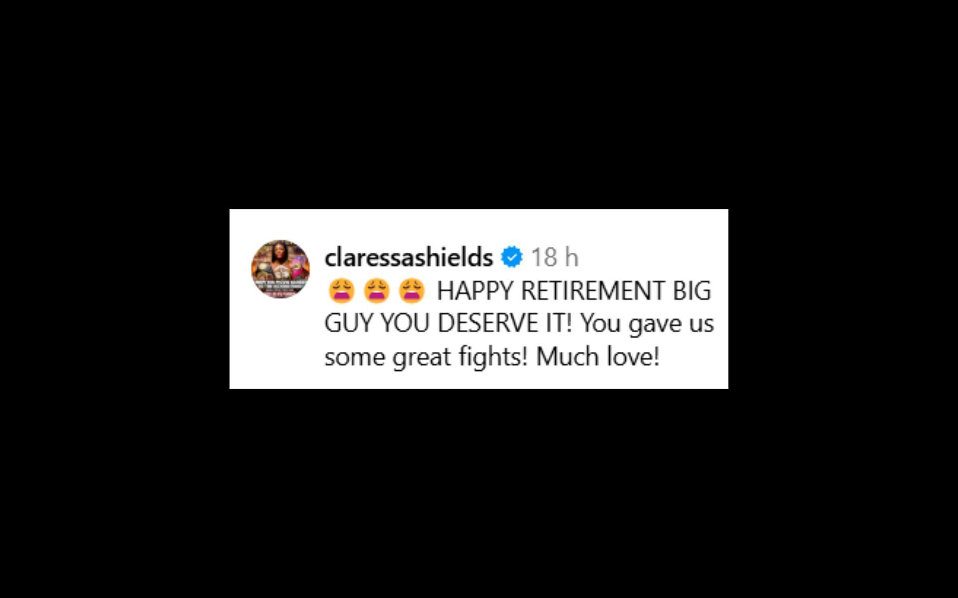 Claressa Shields gives honest reaction to Tyson Fury&#039;s retirement announcement. [Screenshot courtesy: @tysonfury on Instagram]