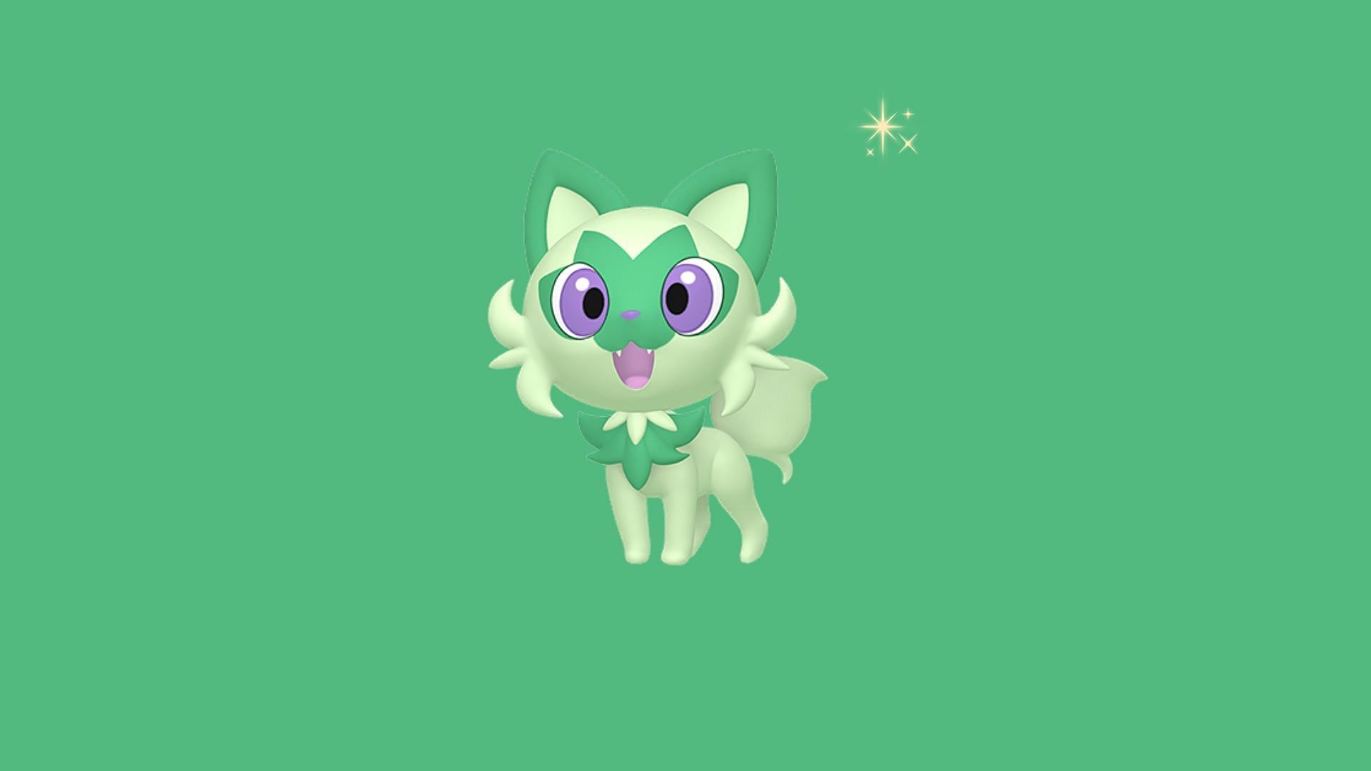 Shiny Sprigatito (Image via The Pokemon Company)