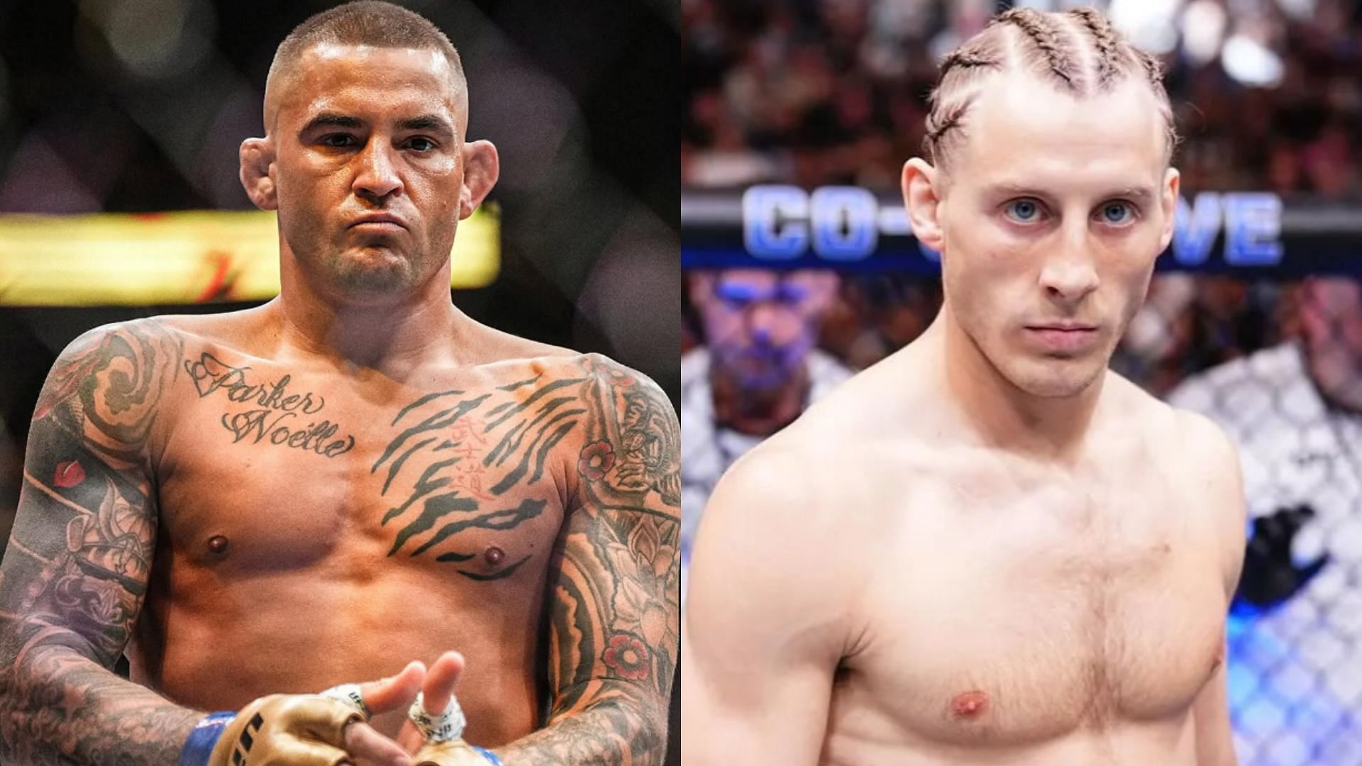 Dustin Poirier (left), Paddy Pimblett (right) [Images courtesy of @dustinpoirier &amp; @theufcbaddy on Instagram]