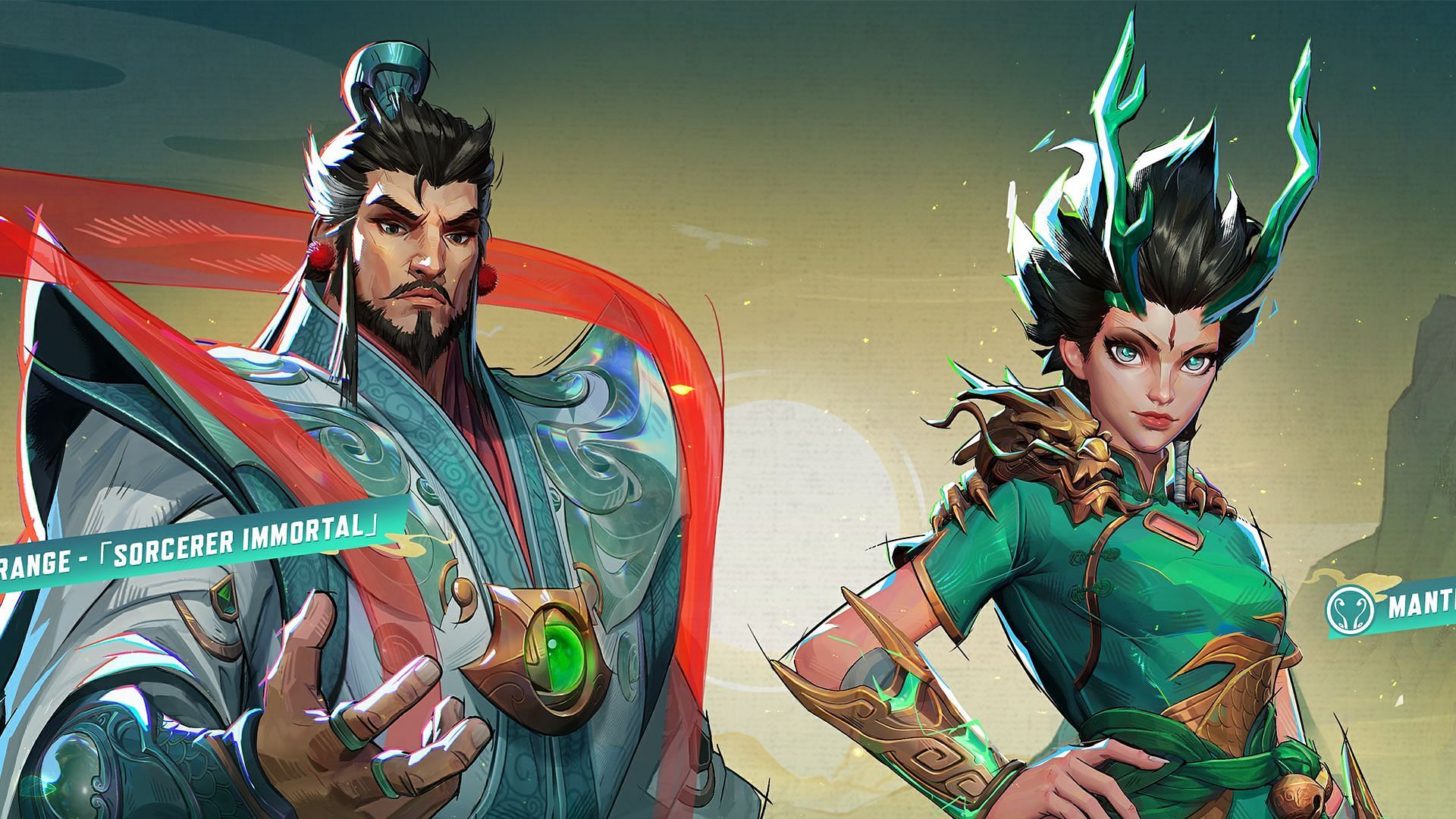 New Marvel Rivals skins for Doctor Strange and Mantis (Image via X.com/@MarvelRivals)