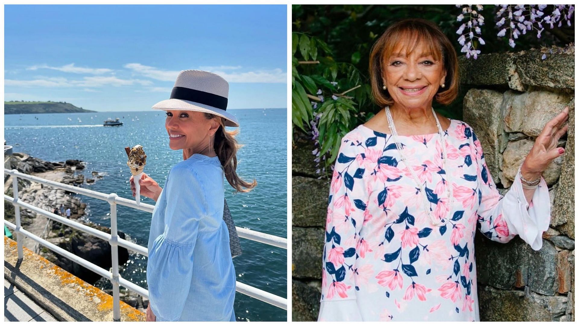 Vanessa Williams (L) recently revealed that her mother Helen Williams (R) died in London (Image via @vanessawilliamsofficial/Instagram