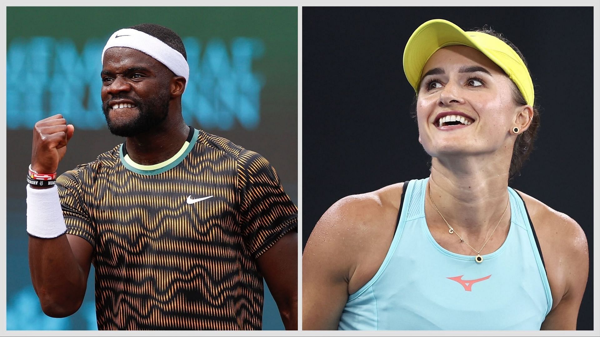 Frances Tiafoe and Arina Rodionova Source: Getty