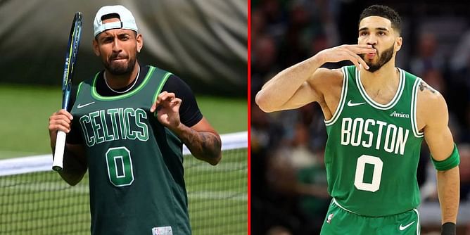 Nick Kyrgios shows love for $80 million Boston Celtics 'champ' Jayson Tatum following heroics against Minnesota Timberwolves
