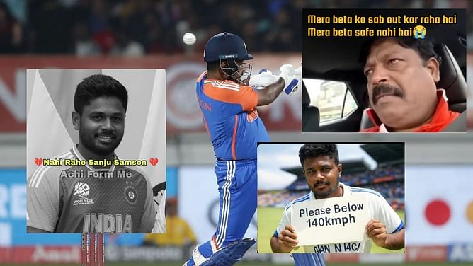 फ्लॉप शो को लेकर फैंस के निशाने पर आए संजू सैमसन, सोशल मीडिया पर जमकर हुए ट्रोल