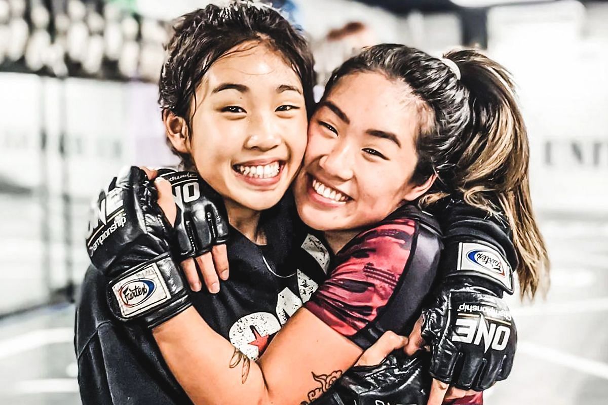 Victoria Lee (left) and Angela Lee (right). [Photo from ONE Championship]