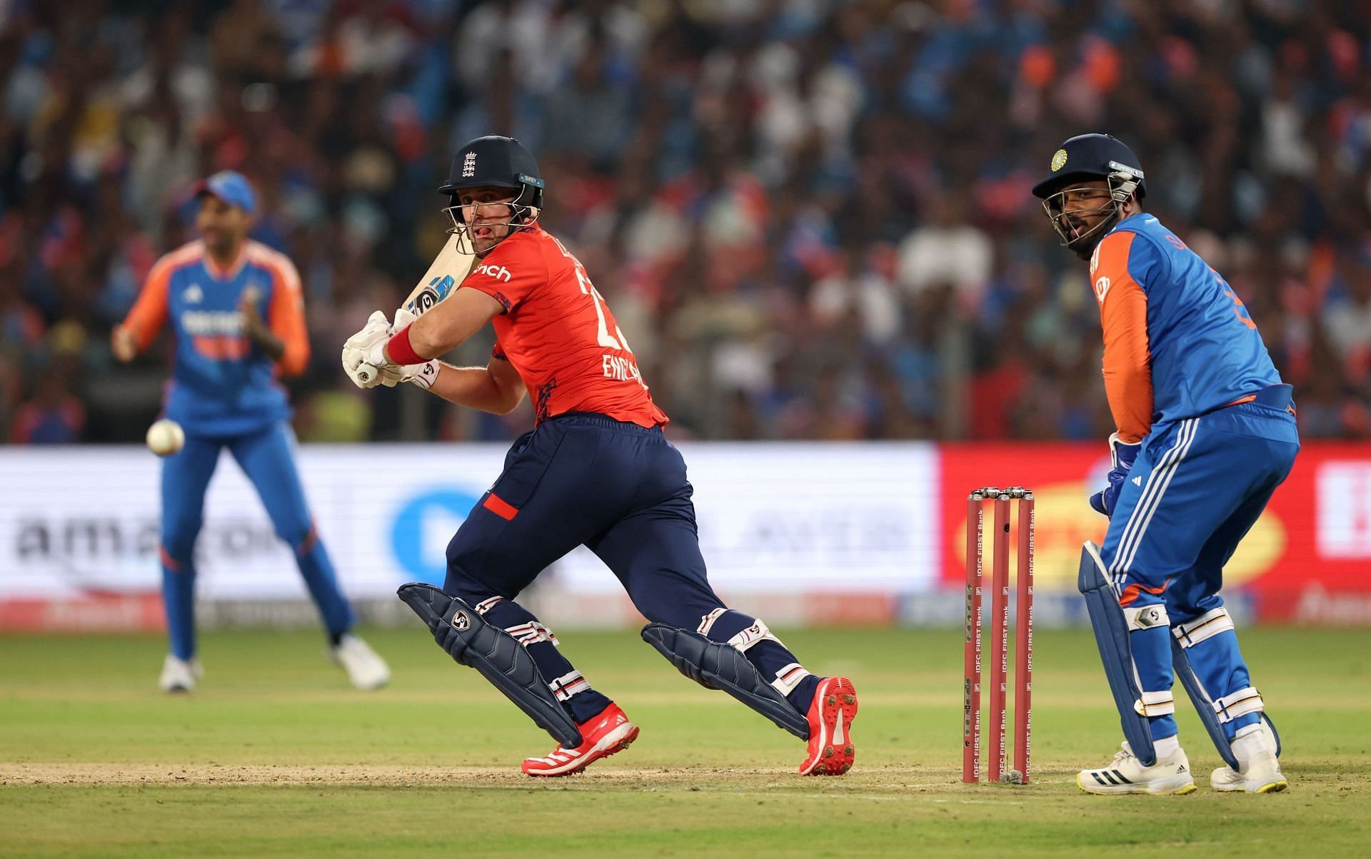 Team India's concussion substitute strikes on debut, dismisses Liam Livingstone for 9 in IND vs ENG 2025 4th T20I [Watch]