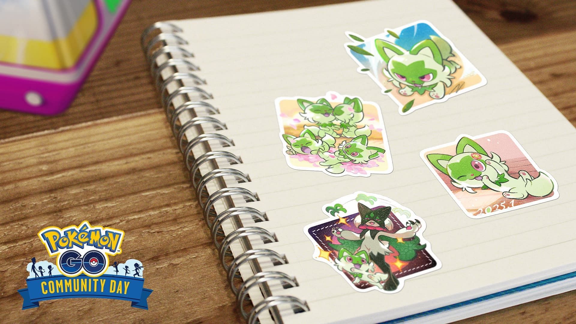 Event-based stickers are available during the event as well (Image via The Pokemon Company)