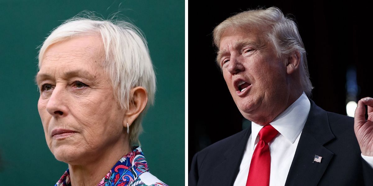 Martina Navratilova drops 2-word reaction to Donald Trump blaming 