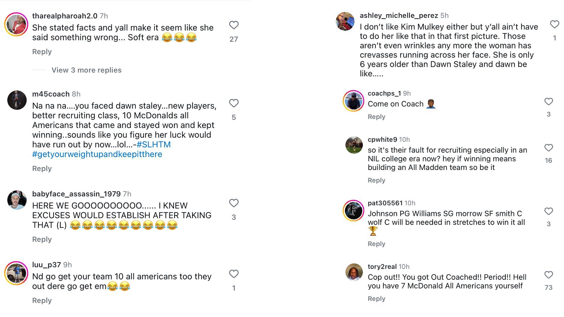 Fans express their opinions on Kim Mulkey&#039;s comments after LSU&#039;s loss to South Carolina - Image source: Instagram/yahoosports