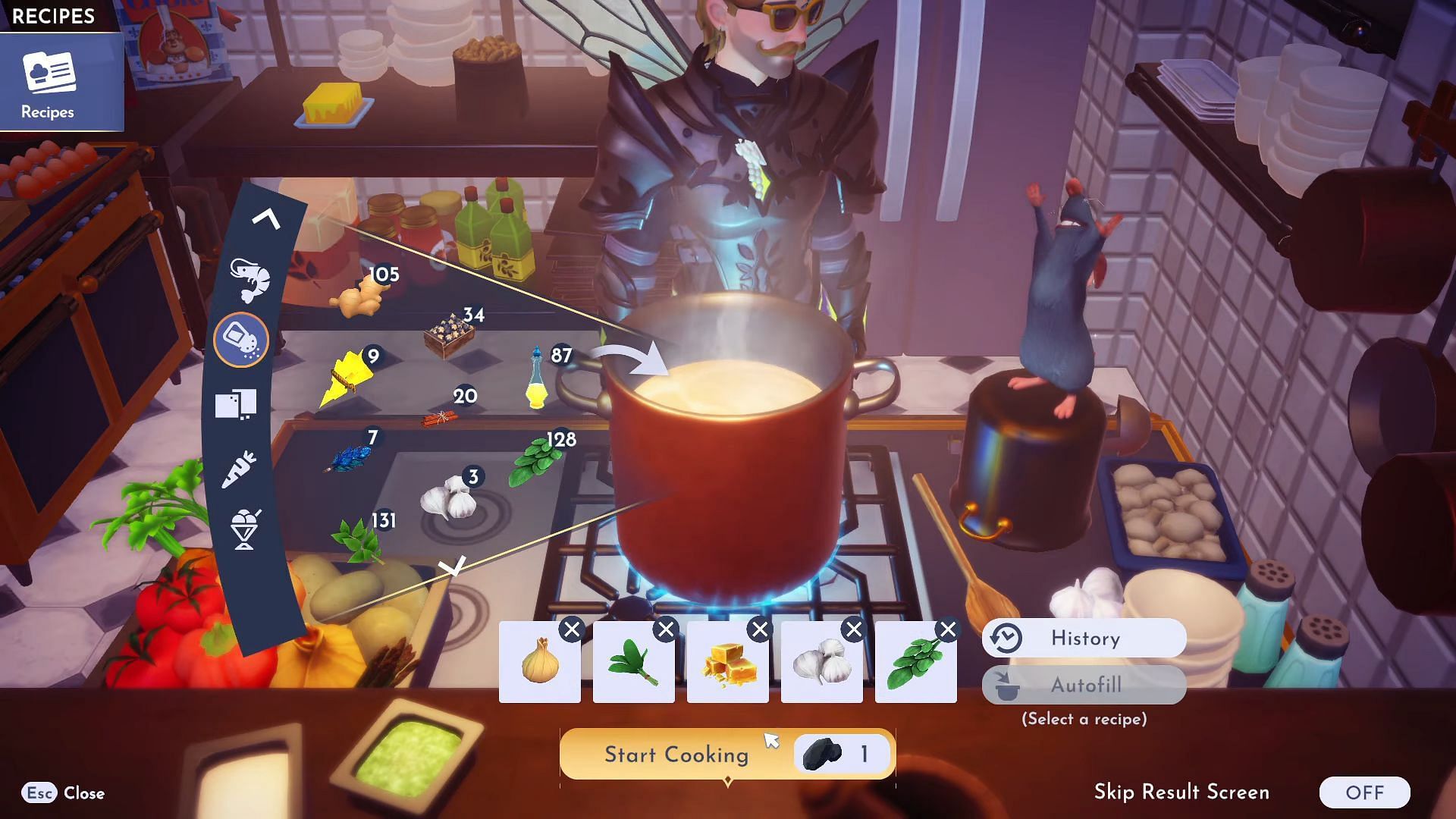 Visit the kitchen with the ingredients (Image via Gameloft || YouTube/@Quick Tips)