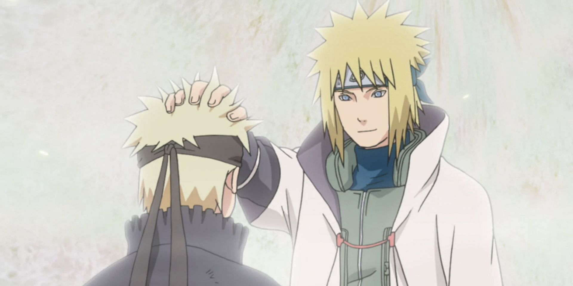 Minato and Naruto as seen in anime (Image via Studio Pierrot)