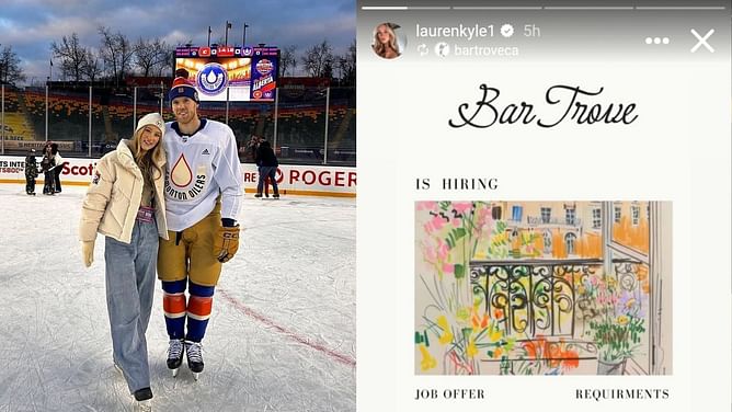 Connor McDavid's wife Lauren puts out hiring alerts with specific requirements for her upcoming Bar Trove bar business in Edmonton