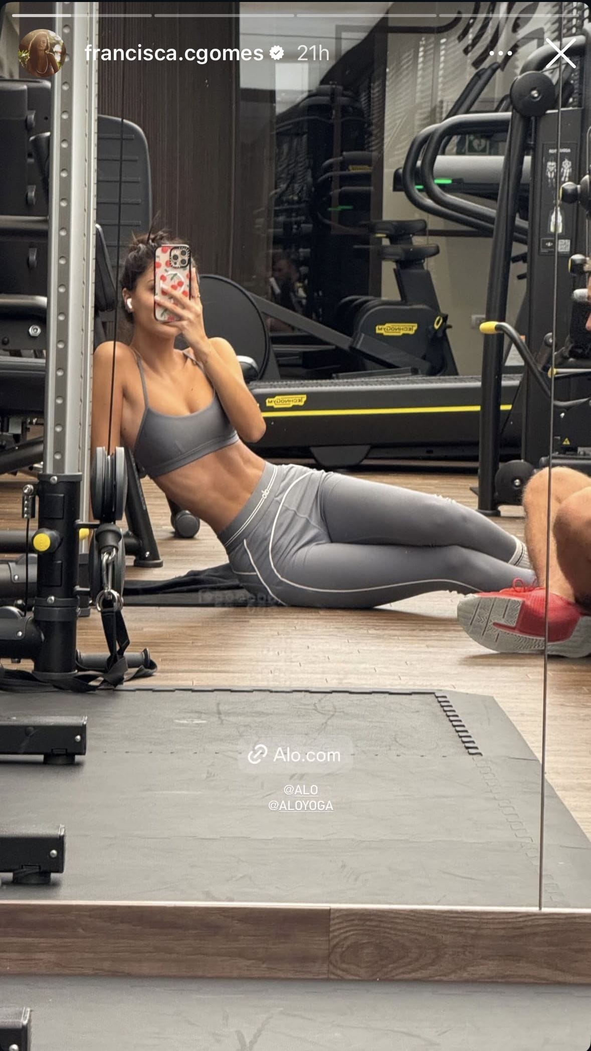 Pierre Gasly's girlfriend Francisca Gomes showcases toned physique and