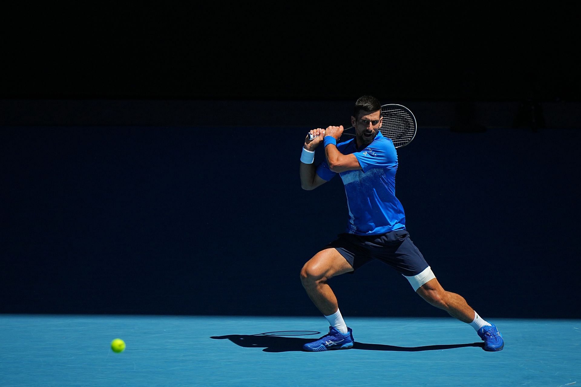 Novak Djokovic at the 2025 Australian Open - Source: Getty