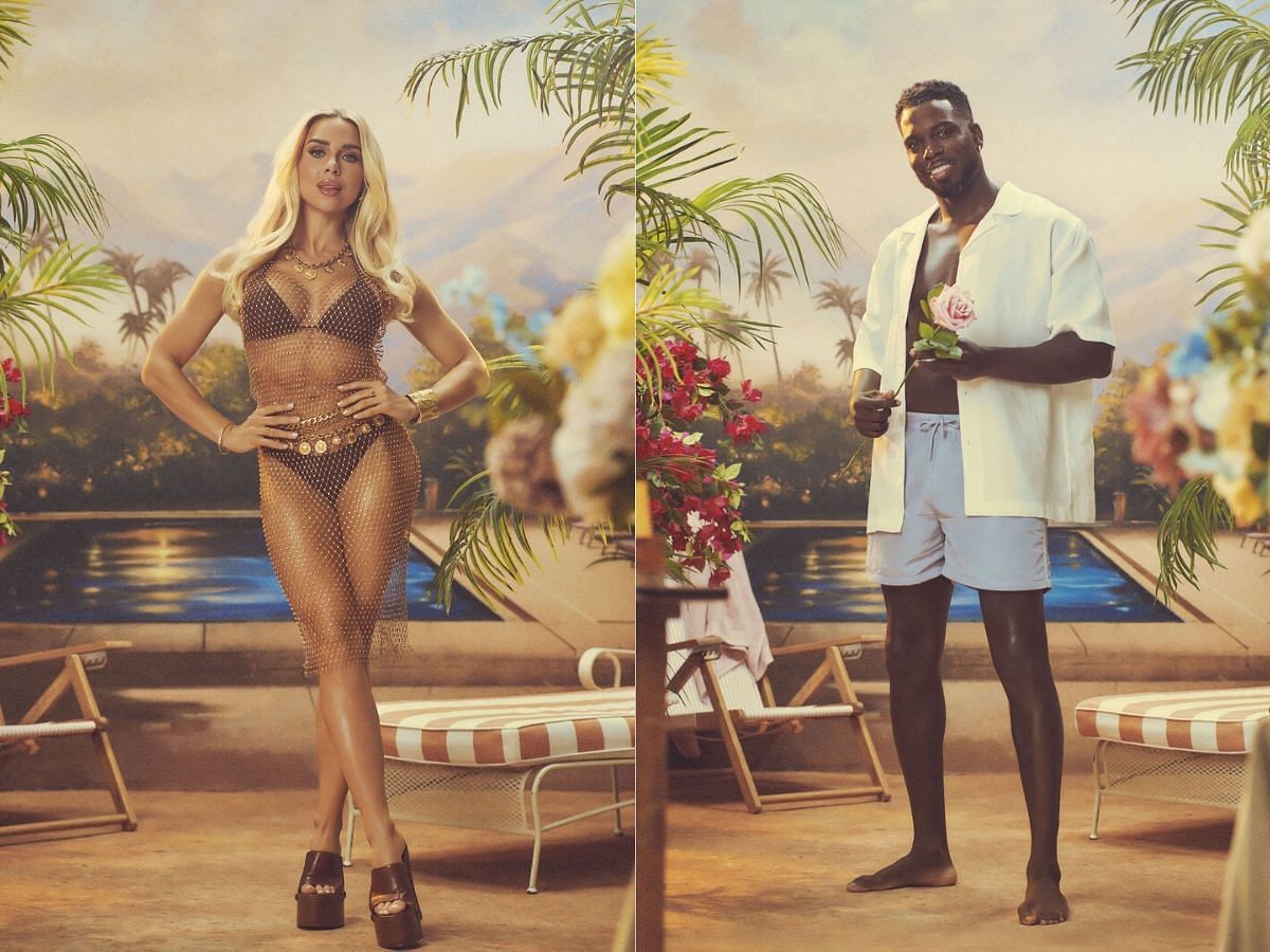 Gabby Allen and Marcel Somerville from Love Island: All Stars (Image via 9Now)