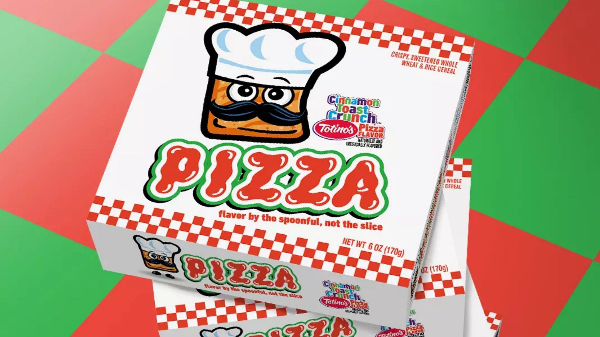 The packaging is reminiscent of a traditional pizza box(Image via General Mills)