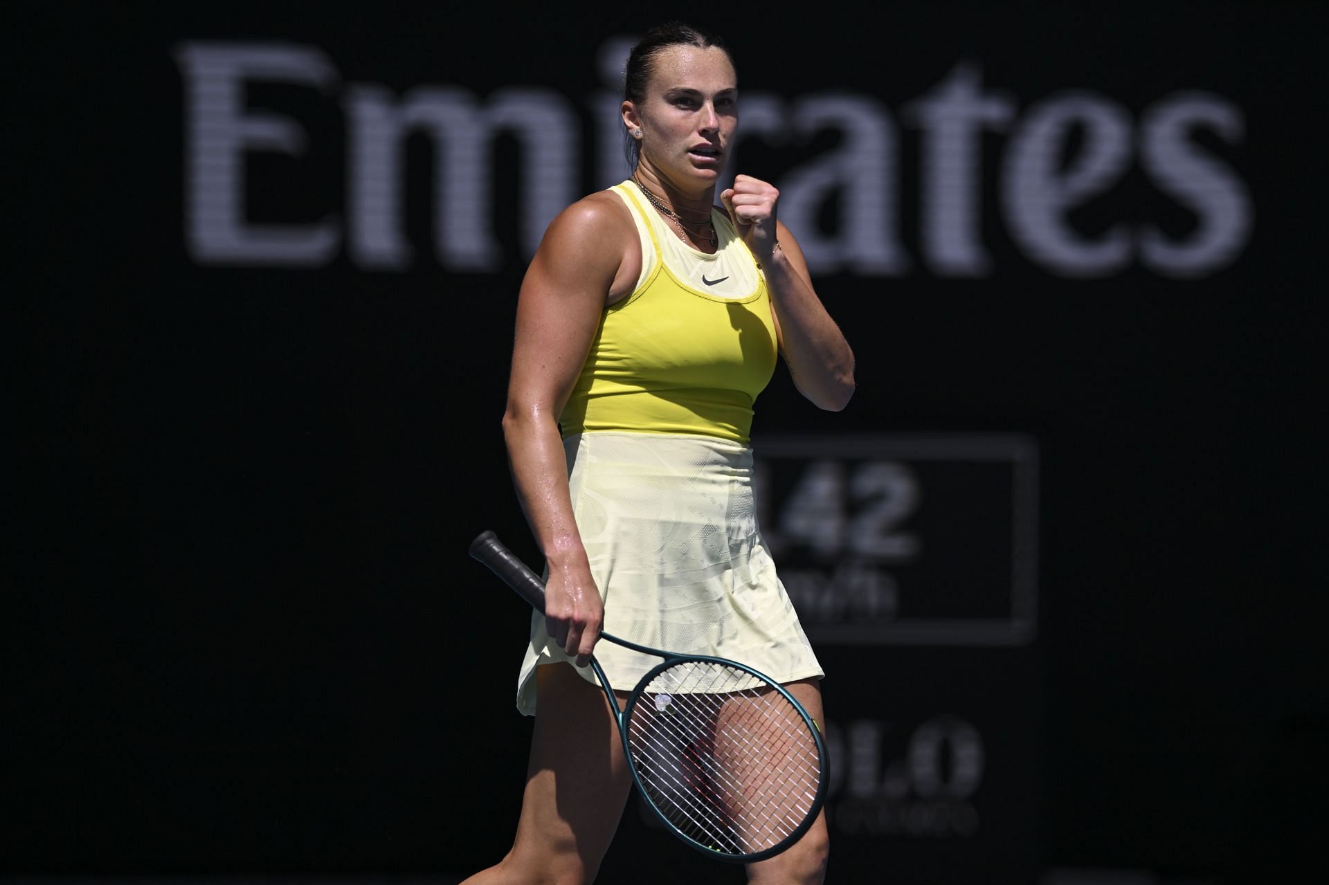 Aryna Sabalenka at the 2025 Australian Open - Source: Getty