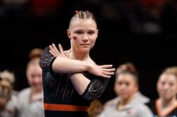 Jade Carey makes an appeal to Oregon State Beavers fans to sign petition to protect student's interests