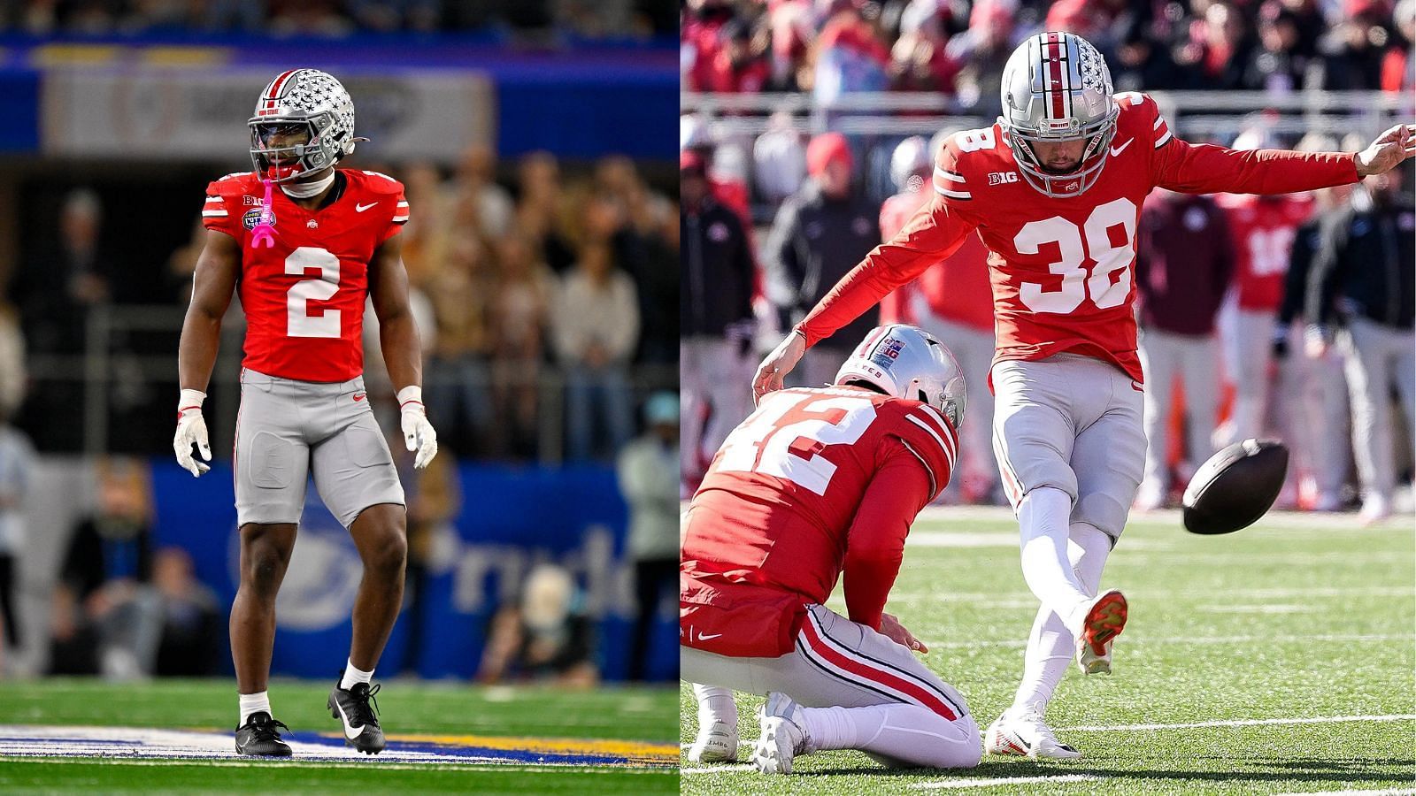 Caleb Downs and Jayden Fielding are two key special teams players for Ohio State. (Photo Credits: IMAGN)