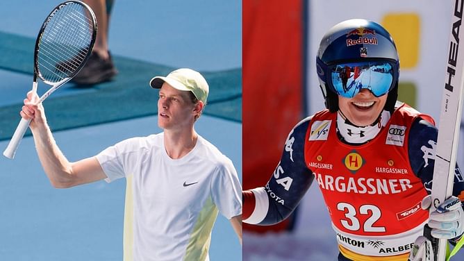 "I'm not a good coach"- Jannik Sinner opens up on meeting Lindsey Vonn in Italy as she sends a special message during his Australian Open campaign