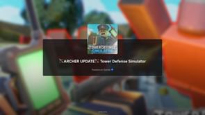 Tower Defense Simulator Archer Update patch notes