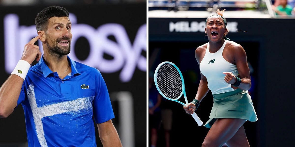 Novak Djokovic and Coco Gauff will be in action on Day 10 of the Australian Open 2025 (Image Source: Getty)