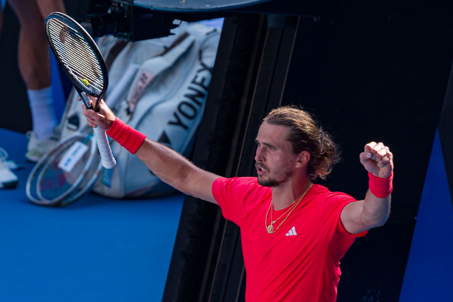 Alexander Zverev at the Australian Open 2025. (Photo: Getty)