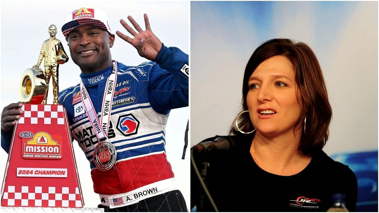 Kelley Earnhardt&rsquo;s recent podcast guest gives an insight into &lsquo;financial aspect&rsquo; of NHRA racing (Images from Imagn and Getty Images)