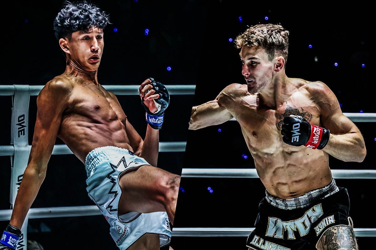 Nabil Anane (left) and Nico Carrillo (right). [Photos from ONE Championship]