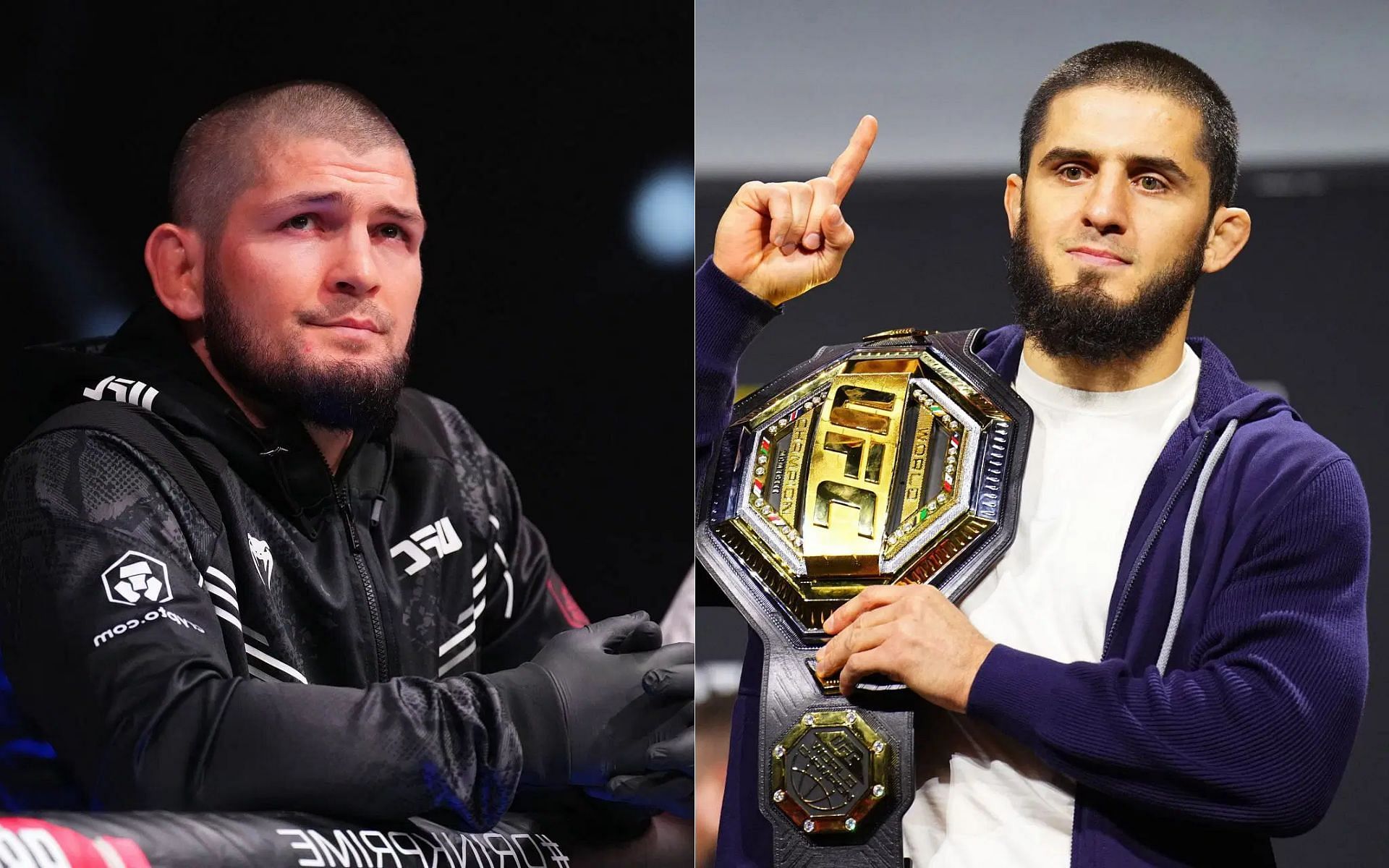 Khabib Nurmagomedov (left) and Islam Makhachev (right) are childhood friends [Image courtesy: Getty]