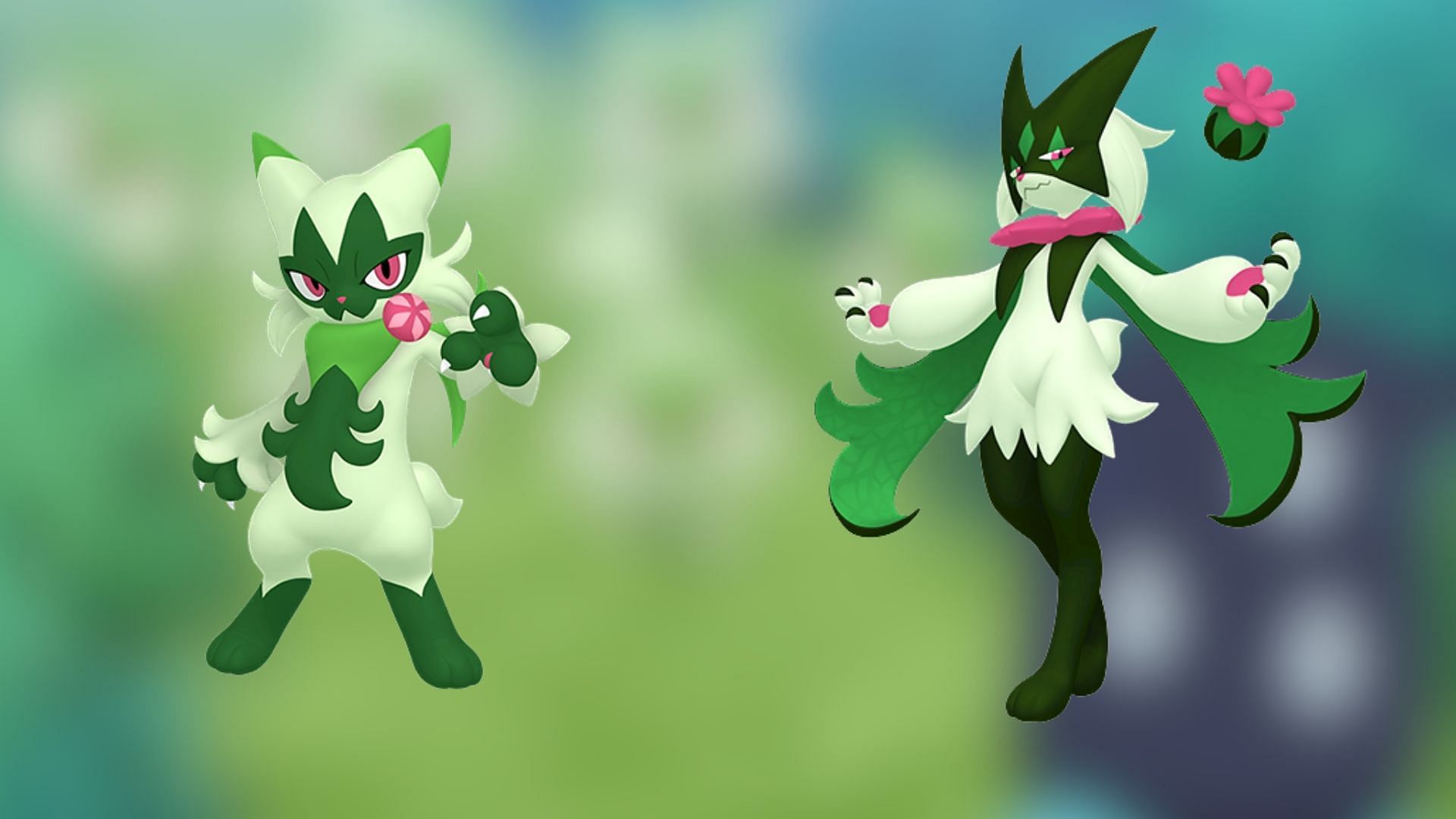 Floragato and Meowscarada (Image via The Pokemon Company)