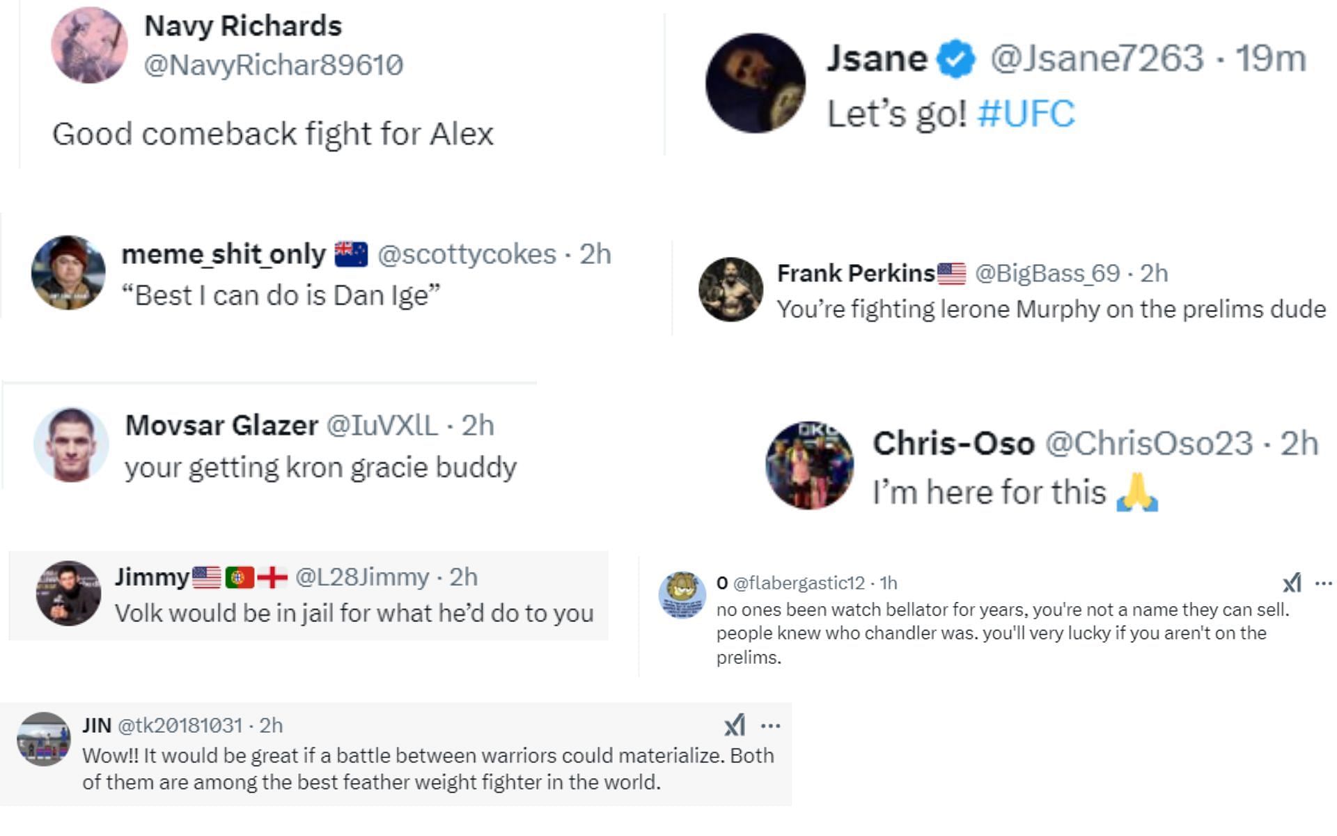 Fan reactions [Screenshots courtesy: @PatricioPitbull on X]