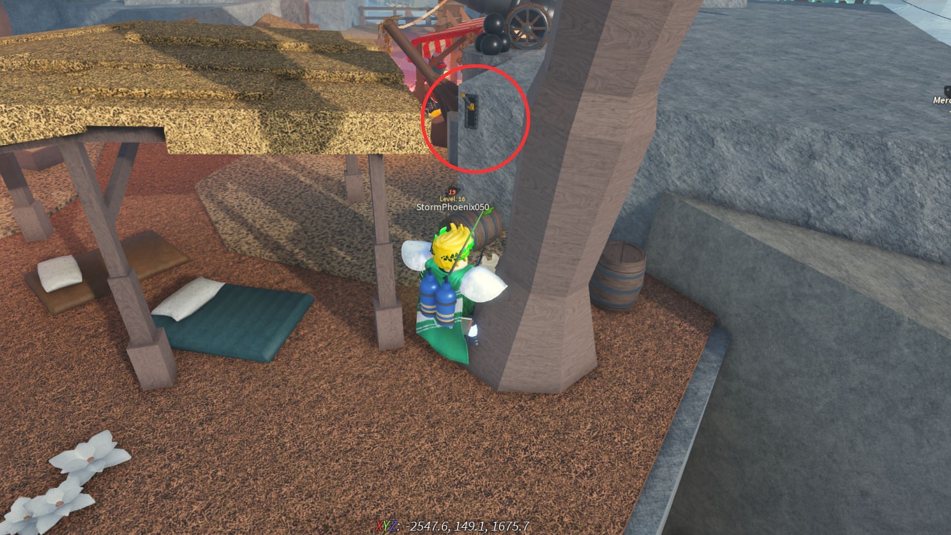 The second lever (Image via Roblox)